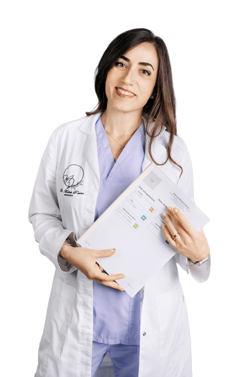 Foto professionale di dietologa Michela D'Avino